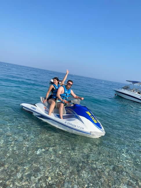 Traganou Beach: Yamaha Jet Ski Rental - Getting started at Traounou Watersports on Traganou Beach